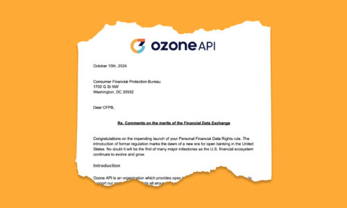 Letter to CFPB from Ozone API